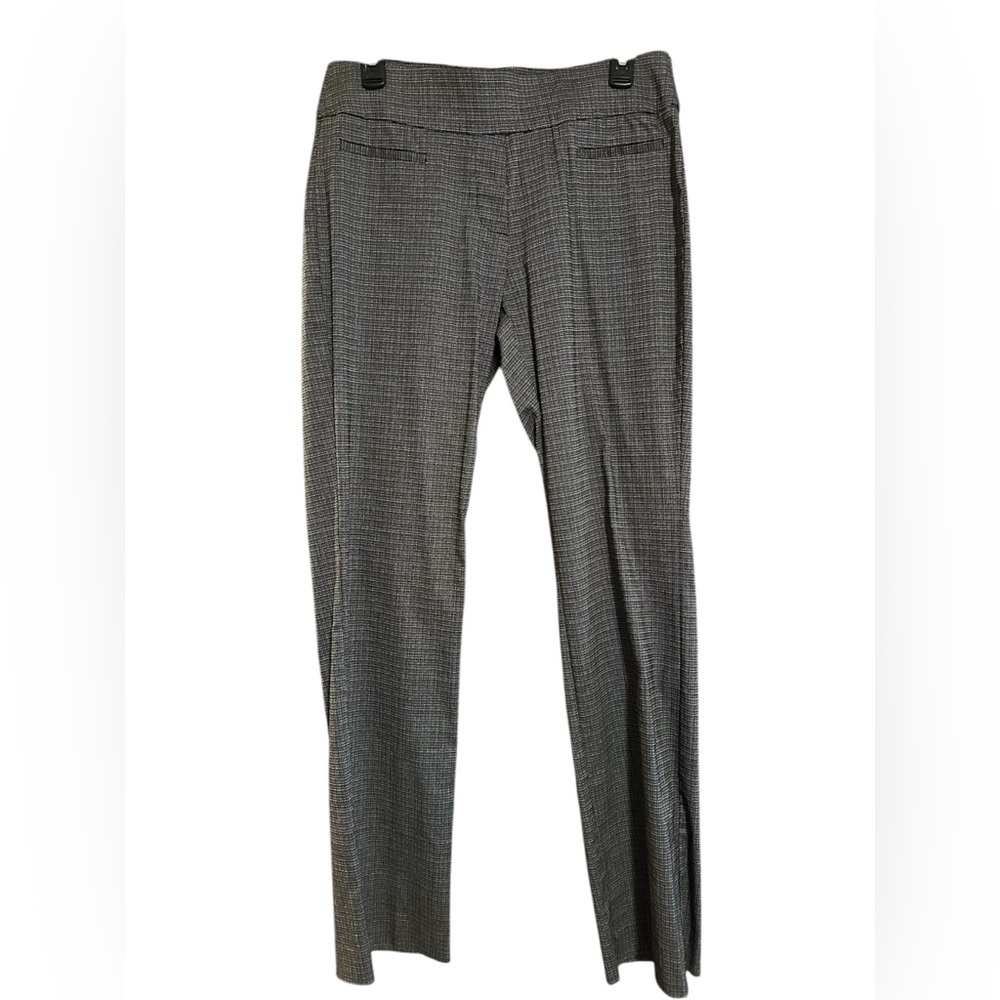 Apt. 9 Black and White Dress Pants Slim Fit